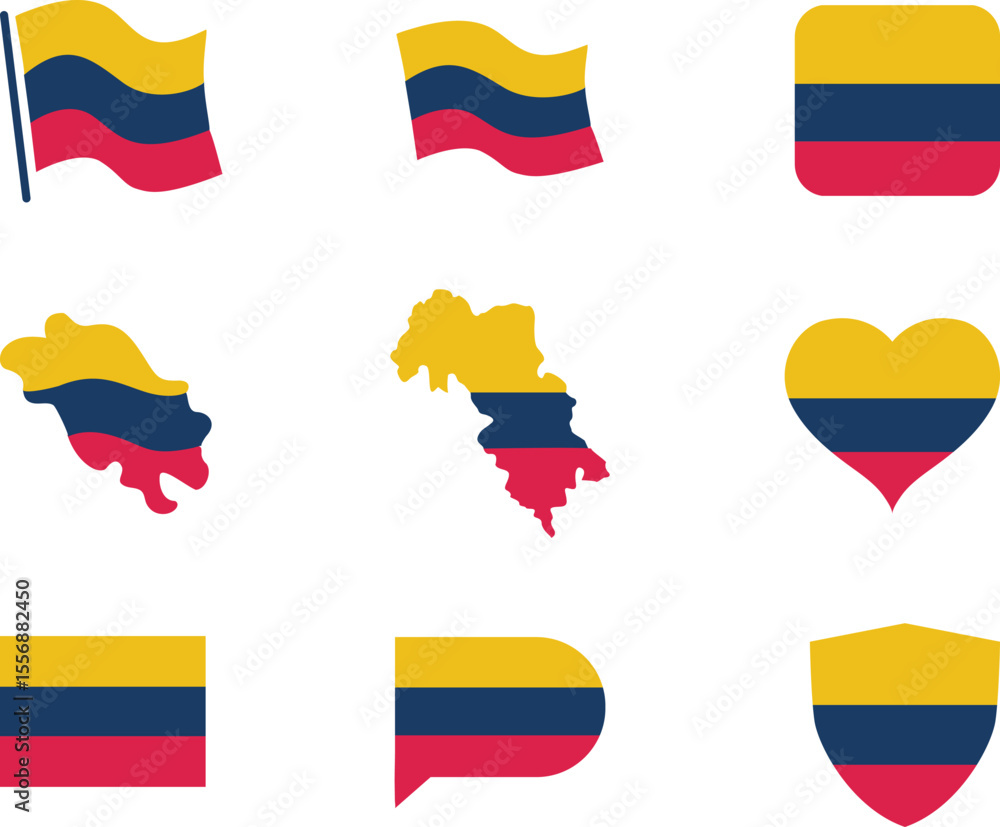 Obraz premium flags of ukraine vector