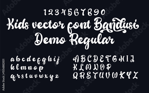 Chunky Bubble Letters - Cabiry Bubble Fun Vector Font