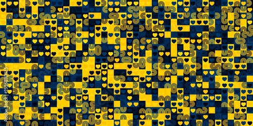 Seamless geometrical patterns