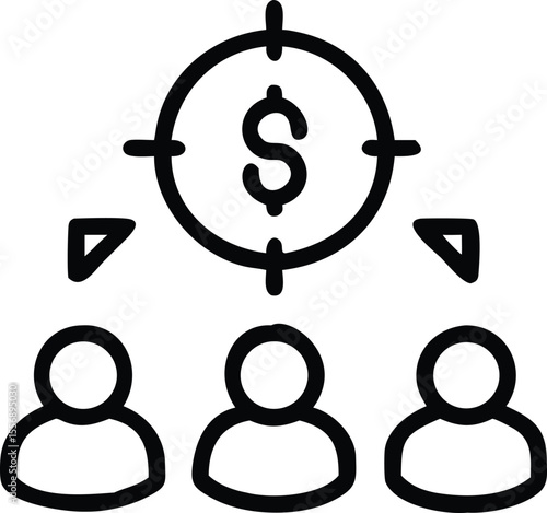 Crowdfunding Campaign Group With Target