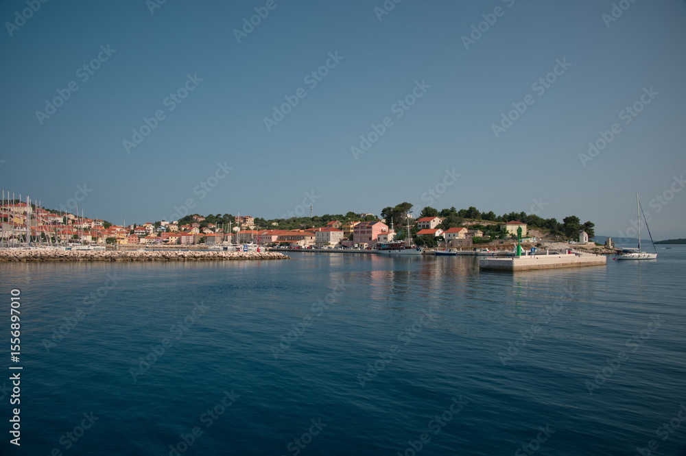 Fototapeta premium Panorama of Dugi Otok from the boat