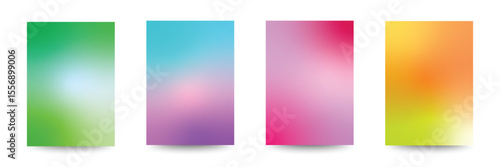 Abstract Coloring gradient background.  Y2k aesthetic holographic gradient background. Red pink orange. blue mesh texture.  Gradation poster with bright grainy texture. color vector A4 poster.