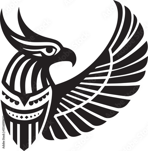 Majestic Horus Bird Ancient Egypt Symbol