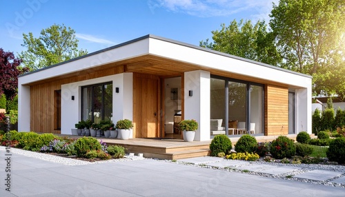 新築の平屋住宅