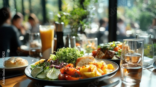 Work Lunch Break, Office Dining, Professional Networking, Business Lunch, Corporate Meetings, Coffee Breaks, and Workplace Collaboration for Marketing and Business Solutions