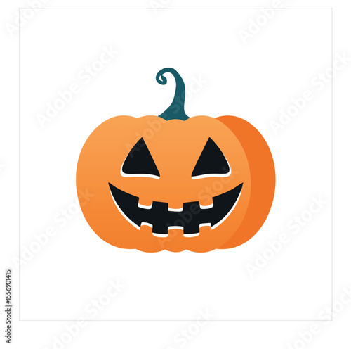 Happy halloween jack o lantern pumpkin face