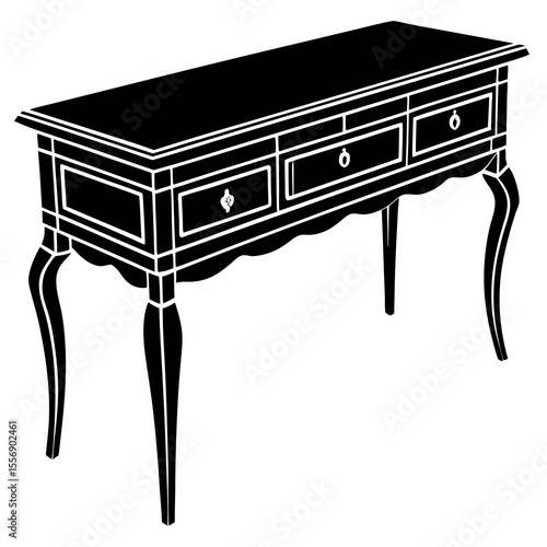old wooden table