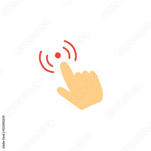 click pointer vector