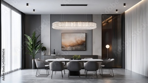 Wallpaper Mural Modern dining room interior design Torontodigital.ca