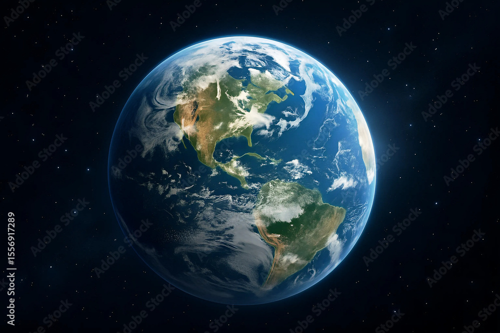 Fototapeta premium earth in space