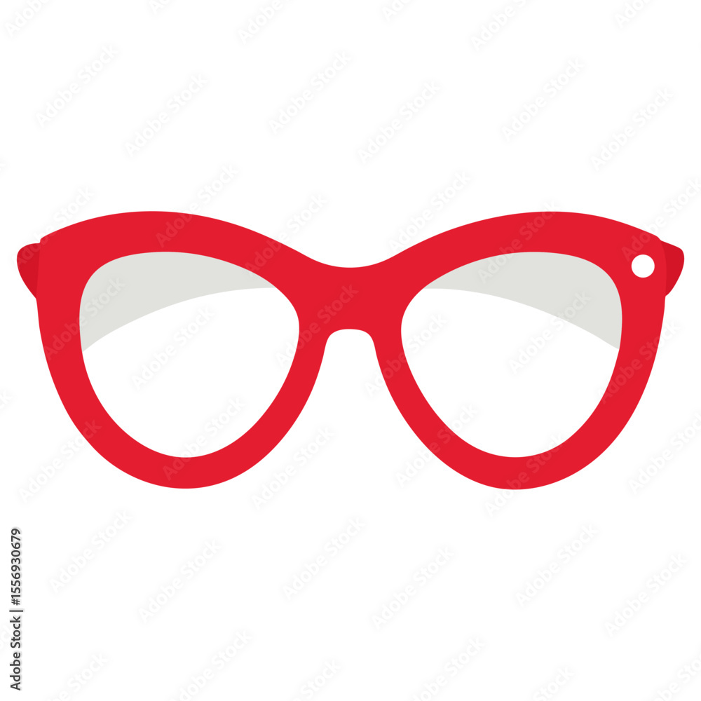 Fototapeta premium fashion glass on white background