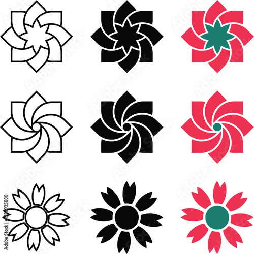 Flower vector Designs