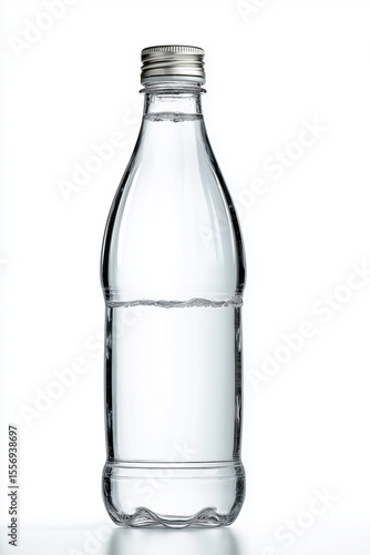 Wallpaper Mural bottle of water isolated on whites. Generative AI Torontodigital.ca