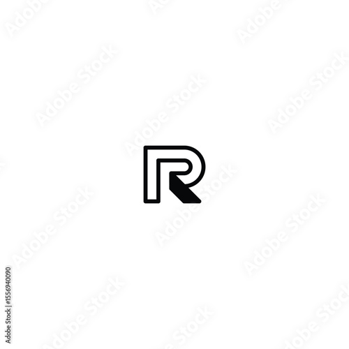 Free Download Letter R or PR logo with white background. - GFXLoad
