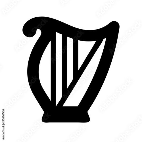 celtic harp icon