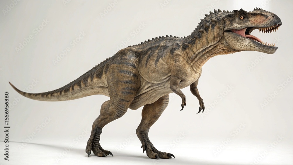 Fototapeta premium Gorgosaurus on studio background