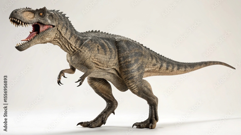 Fototapeta premium Gorgosaurus on studio background