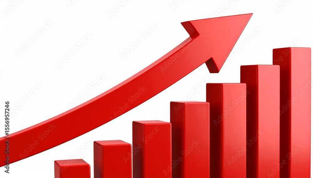 business graph with arrow business graph with arrow
