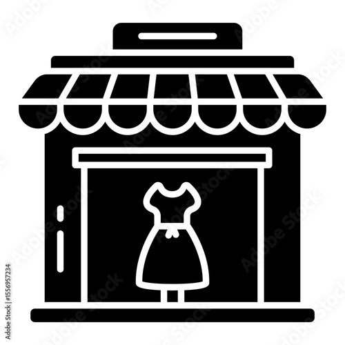 A creative design vector of boutique