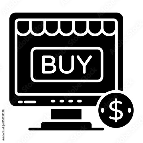 Perfect design icon of buy online