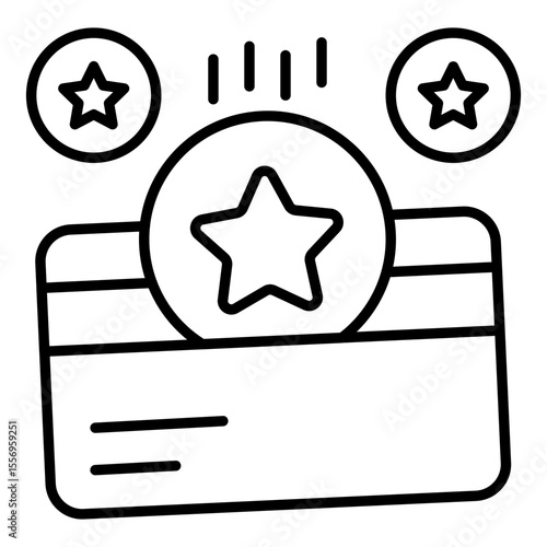 Premium download icon of loyalty card