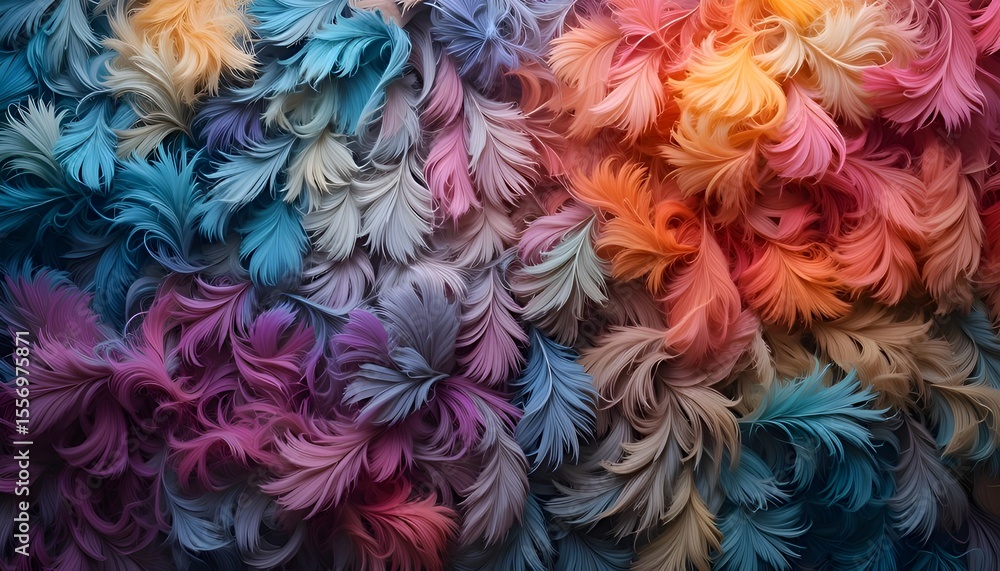 Obraz premium Original name(s): Gorgeous backdrop with a vivid feathered bird texture (1).png