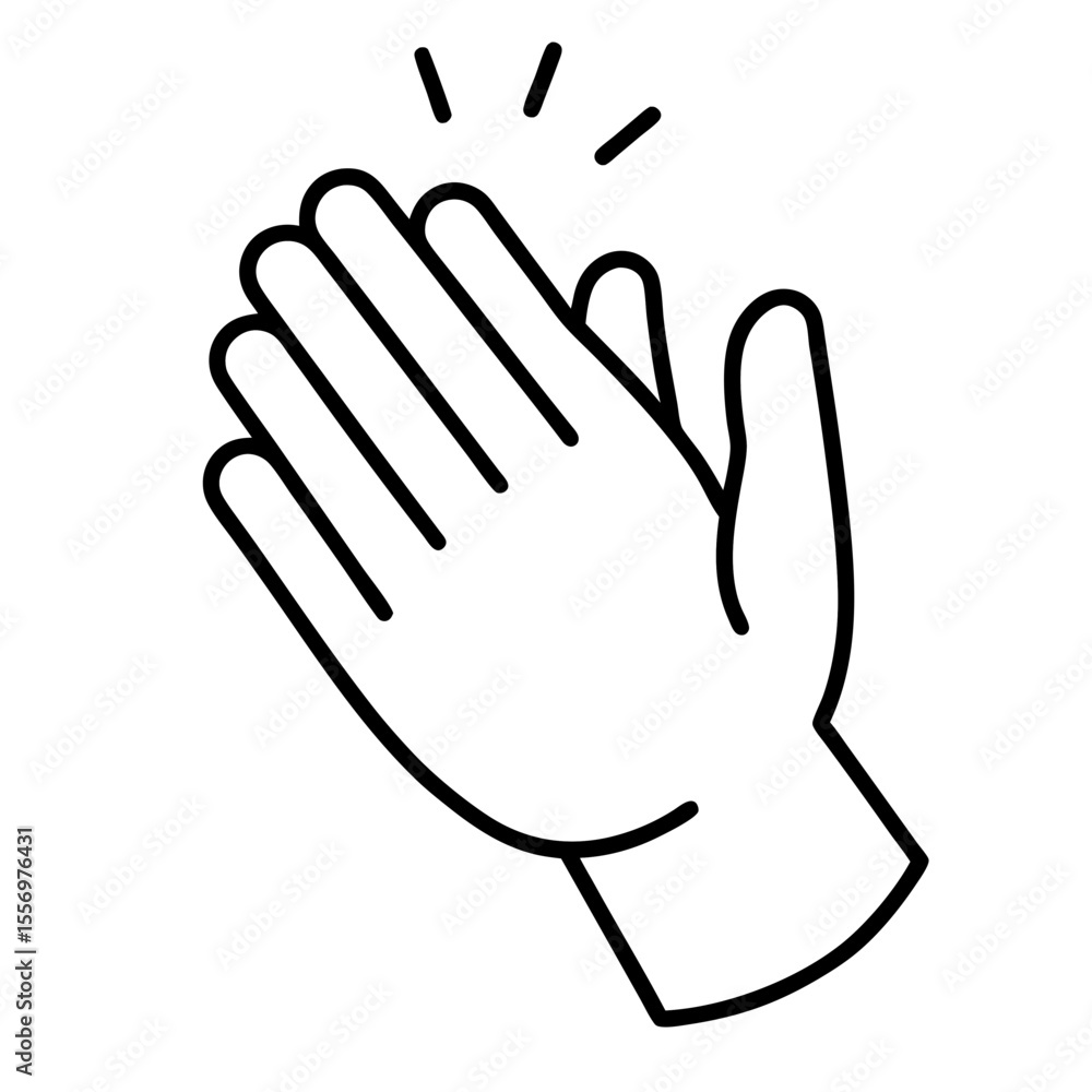 Obraz premium hand gestures vector illustration