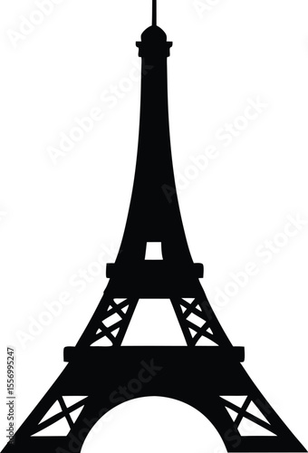 eiffel tower vector illustration