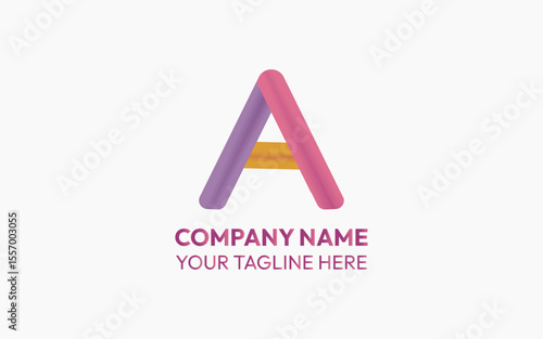 Minimalist Capital Letter A with Bold and Clean Typography