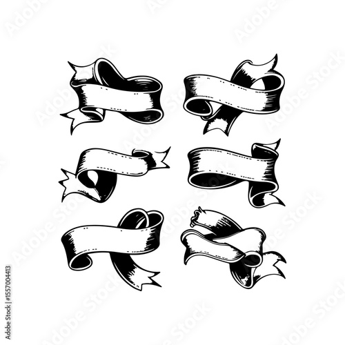 Silhouette design elements for design universal template, simple template design isolated on white background.