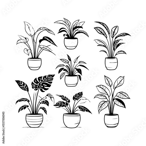 Silhouette design elements for design universal template, simple template design isolated on white background.
