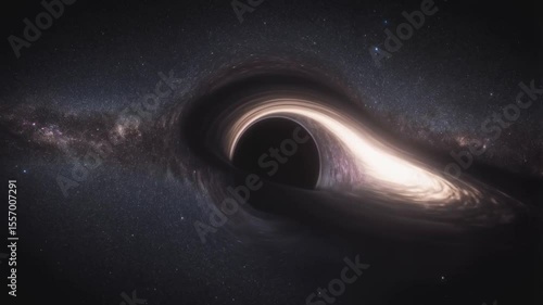 Black hole, seamless looping overlay, 4k video