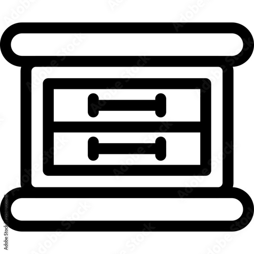 Chest Of Drawers Icon
