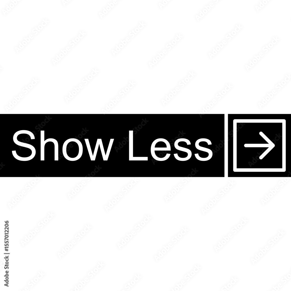 Fototapeta premium Show Less Vector Icon