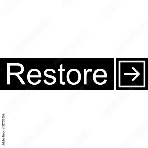 Restore Vector Icon