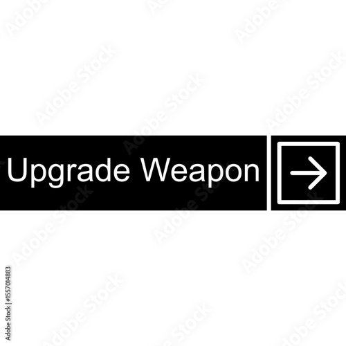 Upgrade Weapon Vector Icon