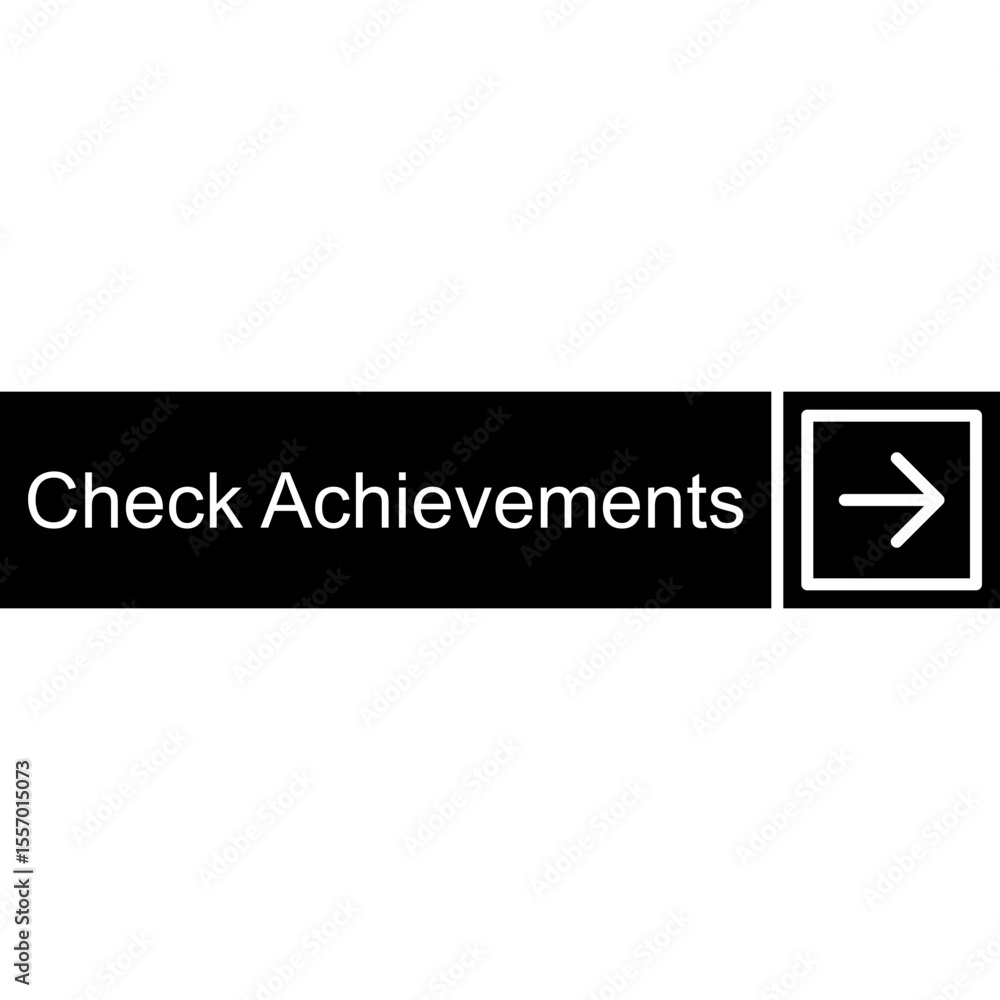 Fototapeta premium Check Achievements Vector Icon