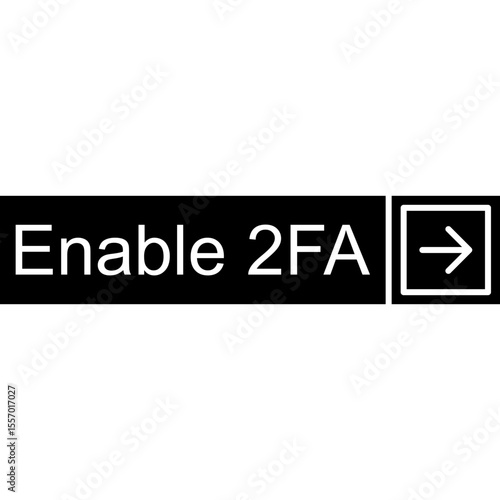 Enable 2FA Vector Icon