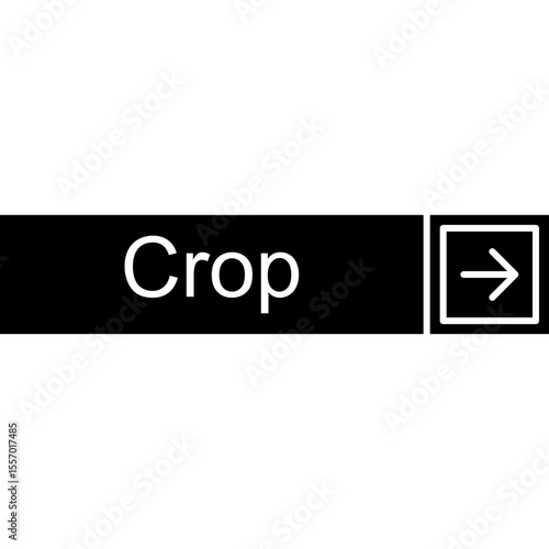 Crop Vector Icon