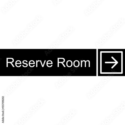 Reserve Room Vector Icon