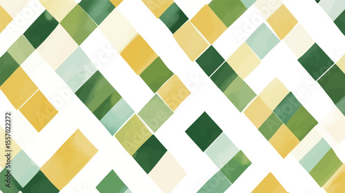 Dynamic gouache diamond grid pattern – colorful geometric background with hand-painted texture