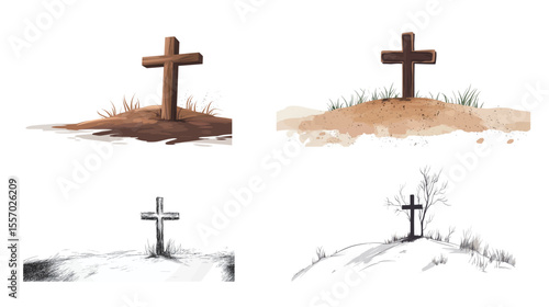A cross drawn in ash symbolizing religion, faith, repentance, and spirituality—representing Ash Wednesday, Christian devotion, solemn rituals, and sacred reflection in a simple yet deeply meaningful 