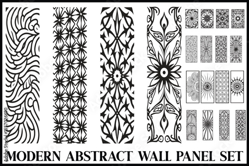 Modern Abstract Wall Panel Bundle
