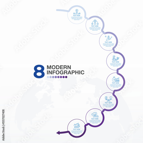 8 process infographic.