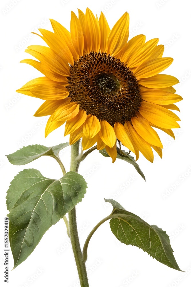 Obraz premium sunflower isolated on white