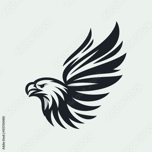 
Majestic Eagle Head Vector Illustration