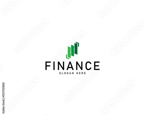 financial logo creative arrow diagram market design template