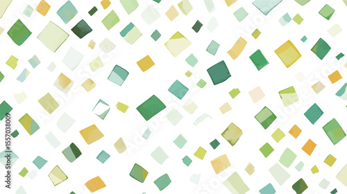 Dynamic gouache diamond grid pattern – colorful geometric background with hand-painted texture