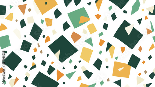 Dynamic gouache diamond grid pattern – colorful geometric background with hand-painted texture