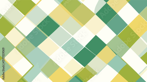 Dynamic gouache diamond grid pattern – colorful geometric background with hand-painted texture